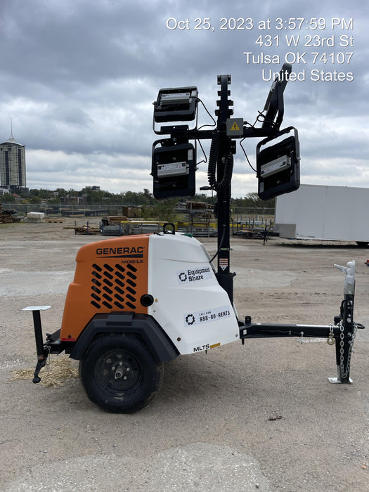 2023 Generac MLT2 Diesel, Flex Switch 120V Input, Powerzone Controller, (4) 320W LED Lights, 4kW Generator, 39.9 Gal Fuel Tank, 2" Ball, T3