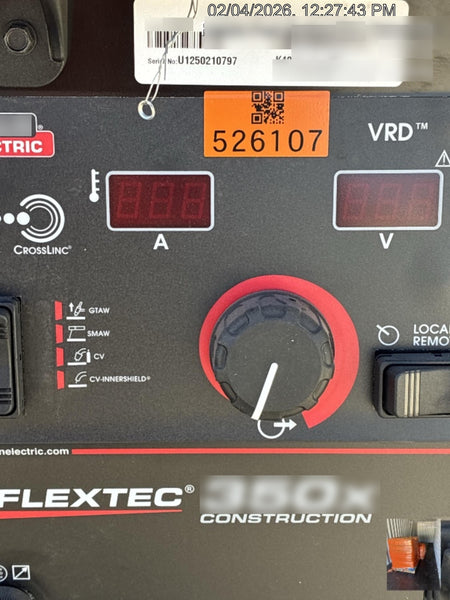 2025 LINCOLN ELECTRIC FLEXTEC 350X