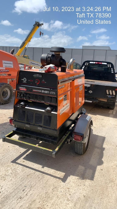 2022 Lincoln Electric Vantage 549X Crosslink Technology, Trailer Mounted, ES Decals, T3