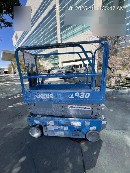 2018 Genie GS-1930 Genie GS-1930 w/Fixed Rail, Chain Entry