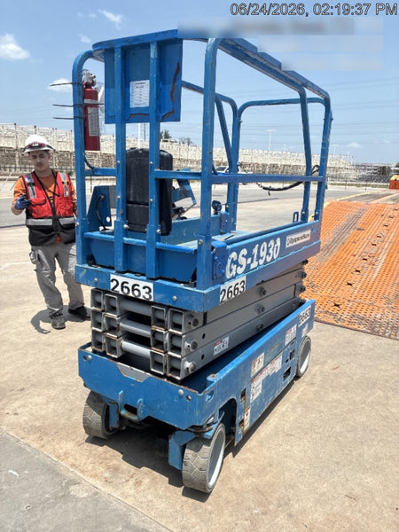 2017 Genie GS-1930 Genie GS-1930 Scissor Lift