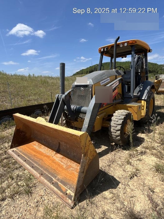 2020 John Deere 310LEP Canopy, 4WD, Standard Stick, Pilot Controls, 2 Way Hydraulics, TAG Manual QC