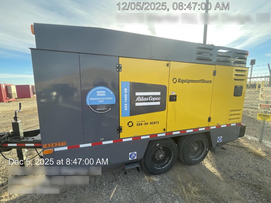 2024 ATLAS COPCO 1600CD6 Tier 3 Reman