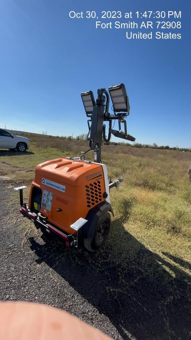 2023 Generac MLT2 Diesel, Flex Switch 120V Input, Powerzone Controller, (4) 320W LED Lights, 4kW Generator, 39.9 Gal Fuel Tank, 2" Ball, T3
