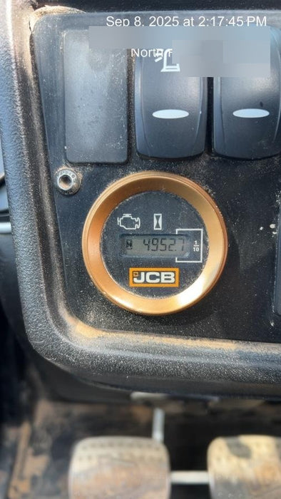 2019 JCB 512-56 Cab/Heat/Air, 109 HP, Solid Tires, STD Worklight, Beacon, Aux Hydraulics, Lifting Eye, Back up Alarm w/66" Carriage/60" Forks