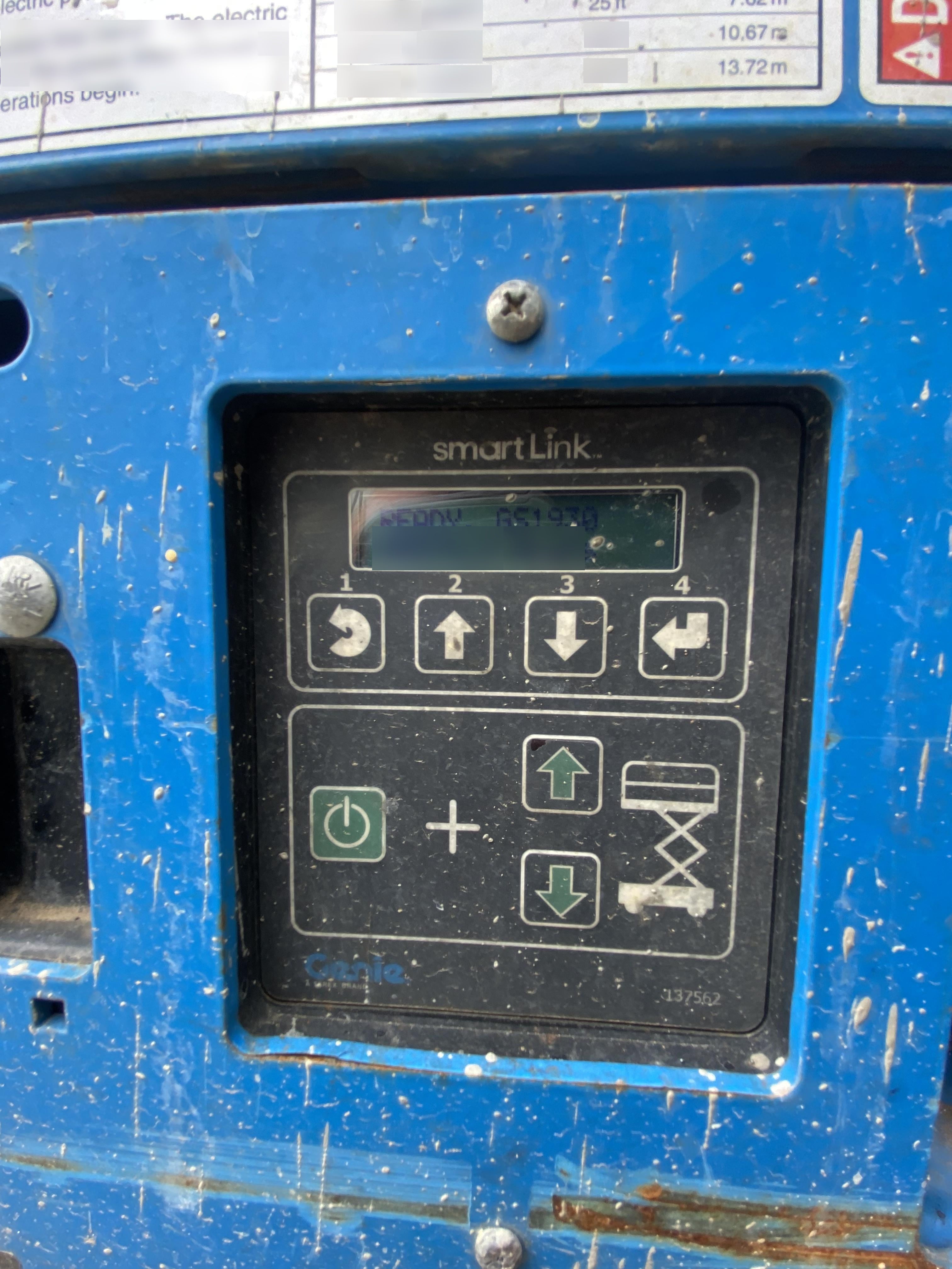 2019 Genie GS-1930 Fixed Rails with Chain Entry