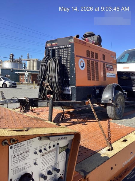 2021 Lincoln Electric Vantage 549X Ready Pak 3, ORANGE (includes trailer, cable rack, fender light kit)
