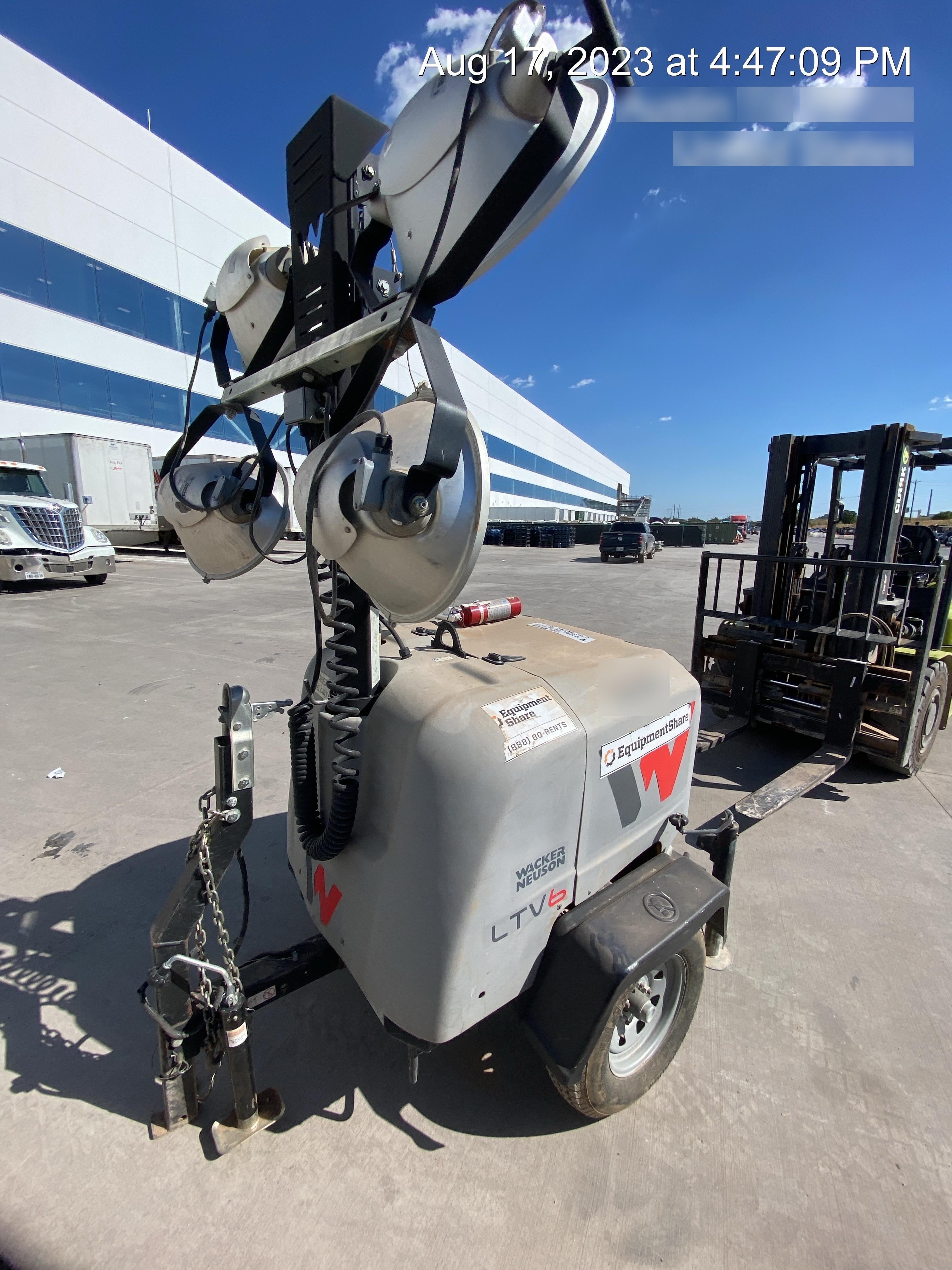2018 Wacker Neuson LTV6L-MH Wacker Neuson LTV6K Mobile Light Tower