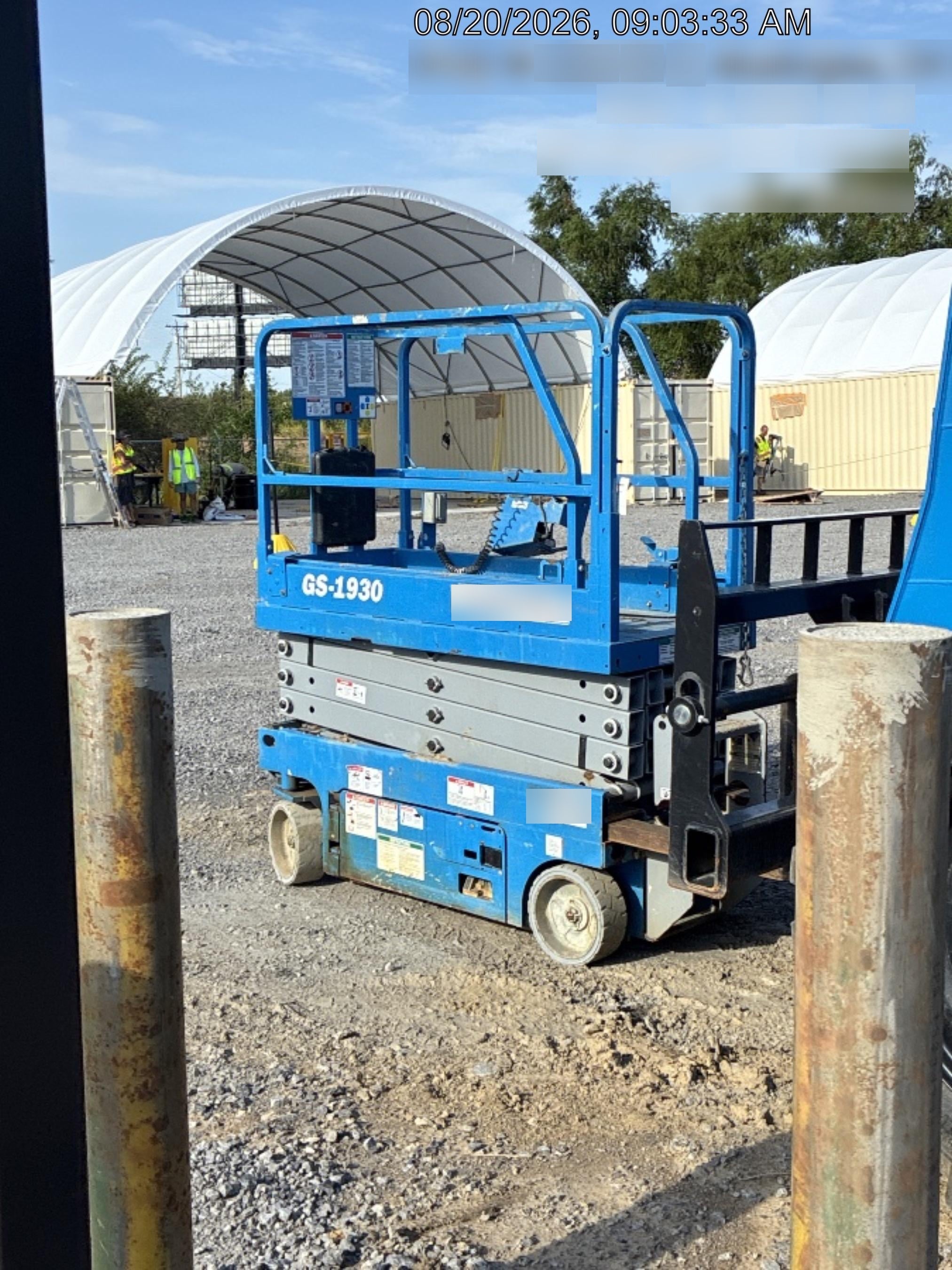 2019 Genie GS-1930 Fixed rails with chain Entry