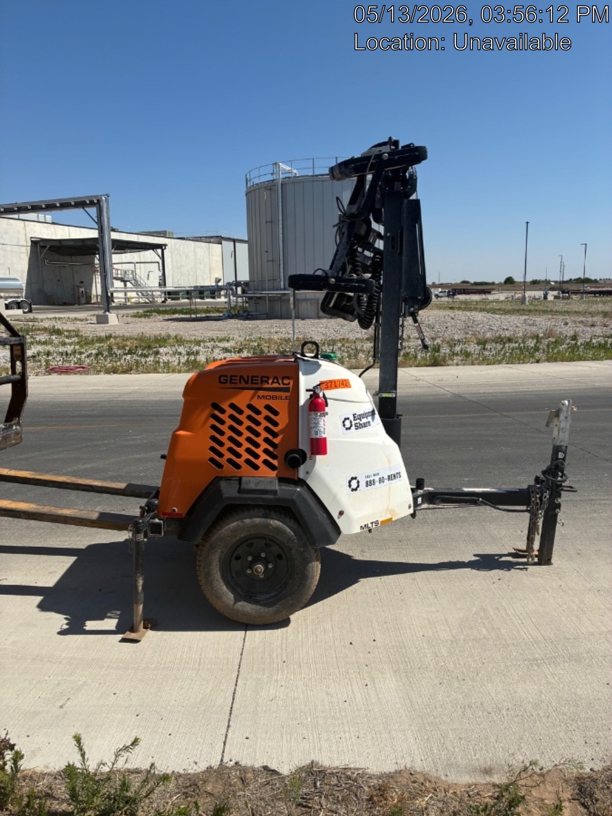 2023 Generac MLT2 Diesel, Flex Switch 120V Input, Powerzone Controller, 
(4) 320W LED Lights, 4kW Generator, 39.9 Gal Fuel Tank, 2" Ball, T3