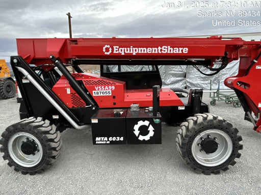 2021 Manitou MTA6034 74Hp Dsl, Canopy, Sld Tires, LED WL, Bcn, EST-Kpd