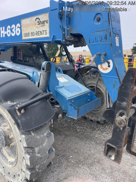 2018 Genie GTH-636 Genie GTH-636 w/Open ROPS, Work Lights, Solid Tires, RH Cab Mesh, Beacon, 48" Carriage and Forks
