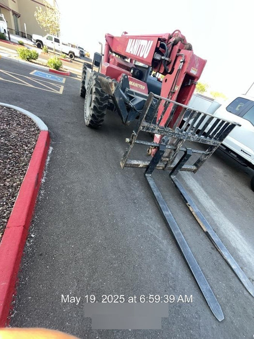 2018 Manitou MTA10055 Manitou MTA 10055 w/Open ROPS, Work Lights/Strobe, Aux Hyd, Solid Tires, Lift Hook, 66" Carriage, 60" Forks