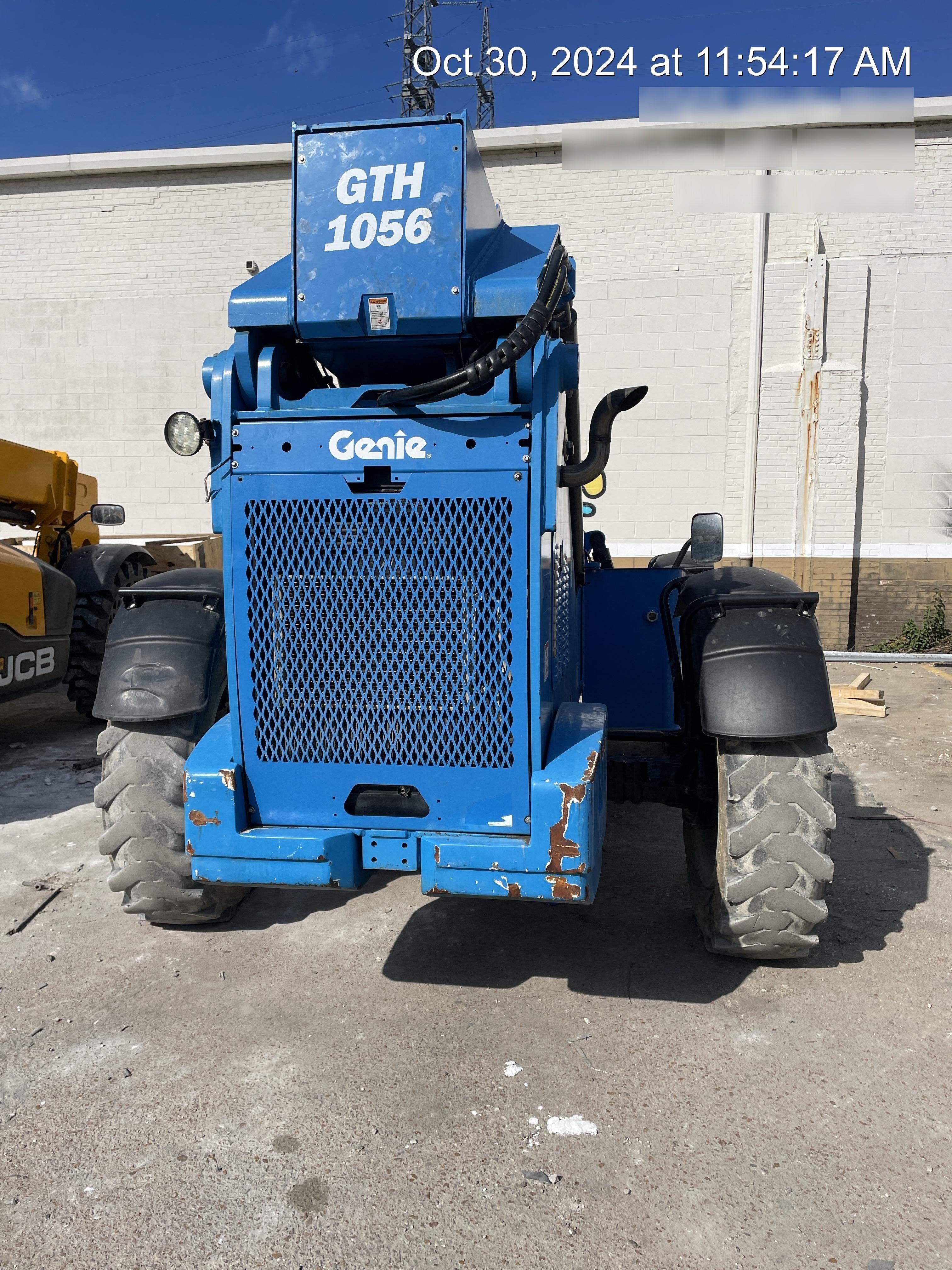 2019 Genie GTH-1056 Cab/Heat/AC, FF Tires, LED Work Lights, Beacon 60" QA Carriage, 60" Forks