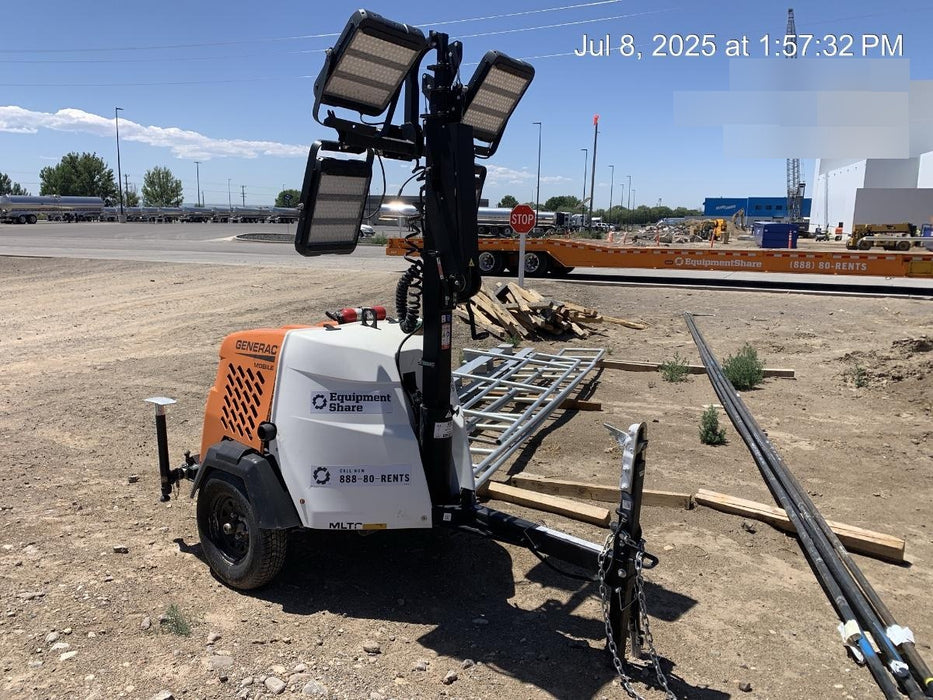 2023 Generac MLT2 Diesel, Flex Switch 120V Input, Powerzone Controller, (4) 320W LED Lights, 4kW Generator, 39.9 Gal Fuel Tank, 2" Ball, T3