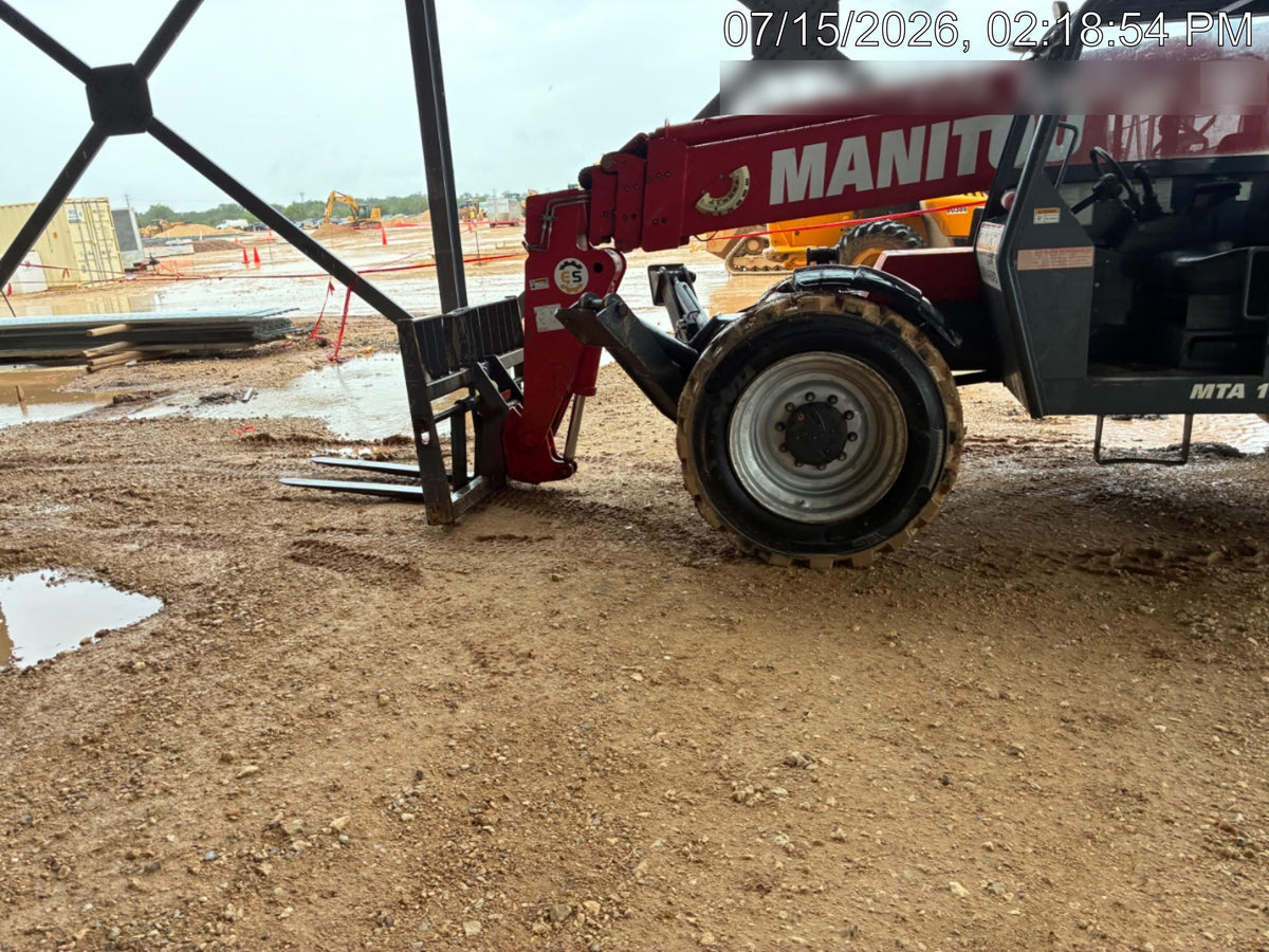 2018 Manitou MTA10055 MTA10055 - 74 HP T4, Canopy, Worklights/Strobe, Beacon, 66" Carriage, 60" Forks, Solid Tires, Lift Hook, Aux Hydraulics