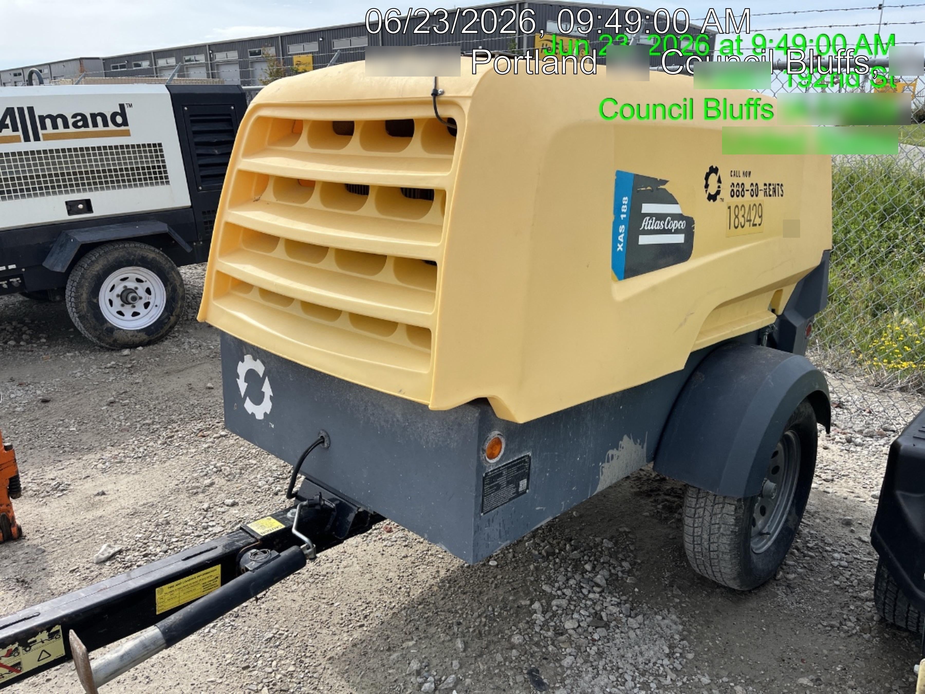 2021 ATLAS COPCO XAS188 CWK