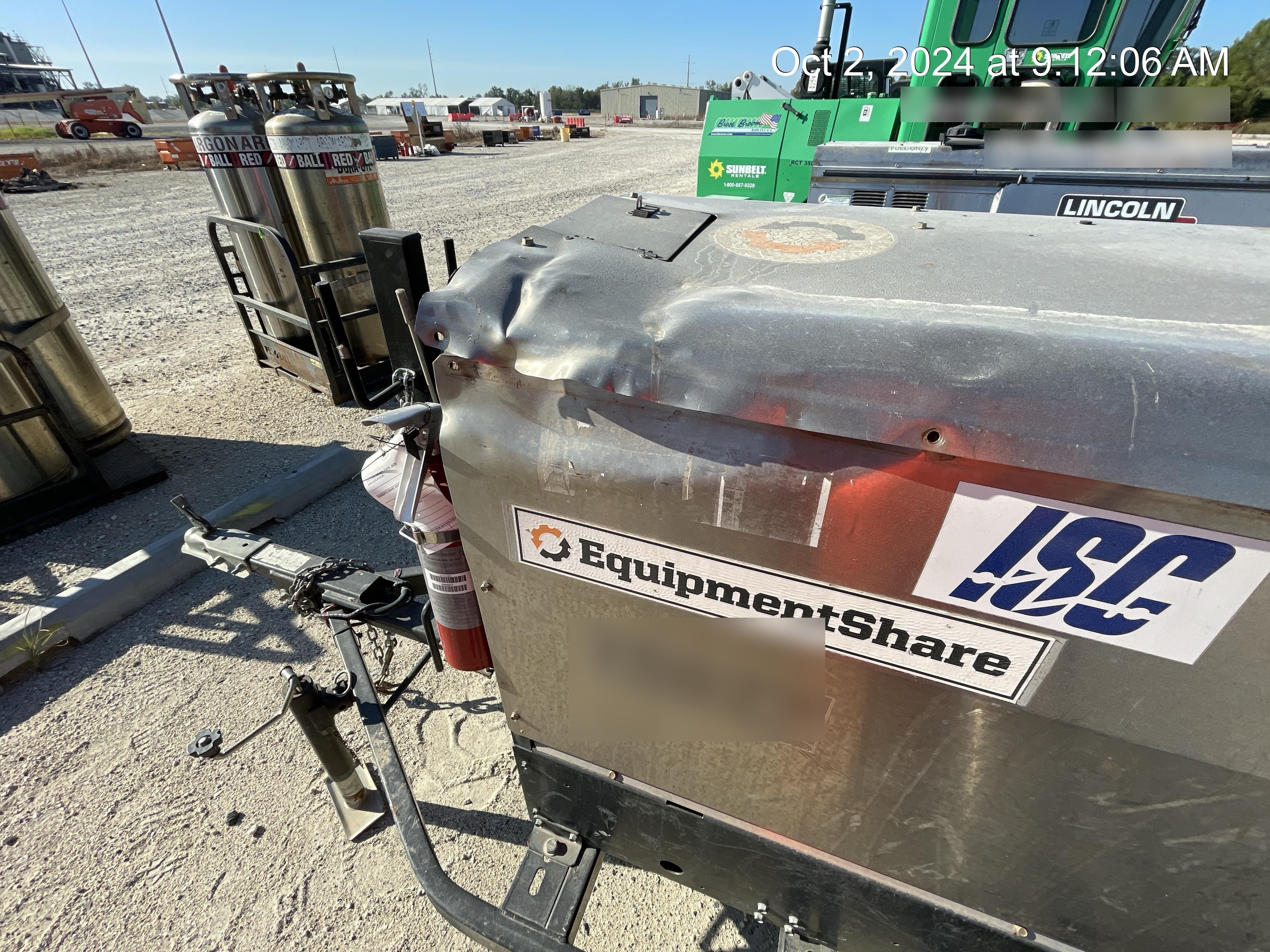 2020 Lincoln Electric Vantage 322 Welder Ready-Pak 3, w/ GPS & Decals (includes trailer, cable rack, fender light kit)