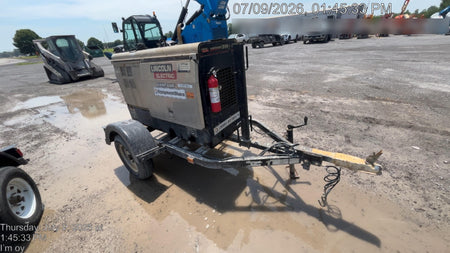 2019 Lincoln Electric Vantage 322 Ready-Pak 3, Two Wheel Trailer, Fender and Light Kit, Cable Rack