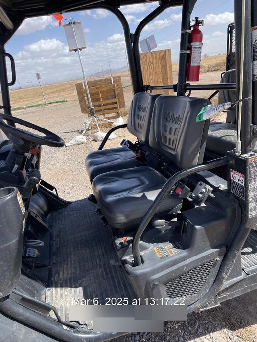2022 Kubota RTV-X1140W-H Plastic Canopy, Windshield Acrylic Clear, LED Strobe Light, Wire Harness Kit, Back up Alarm