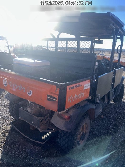 2022 Kubota RTV-X1140W-H Plastic Canopy, Windshield Acrylic Clear, LED Strobe Light, Wire Harness Kit, Back up Alarm
