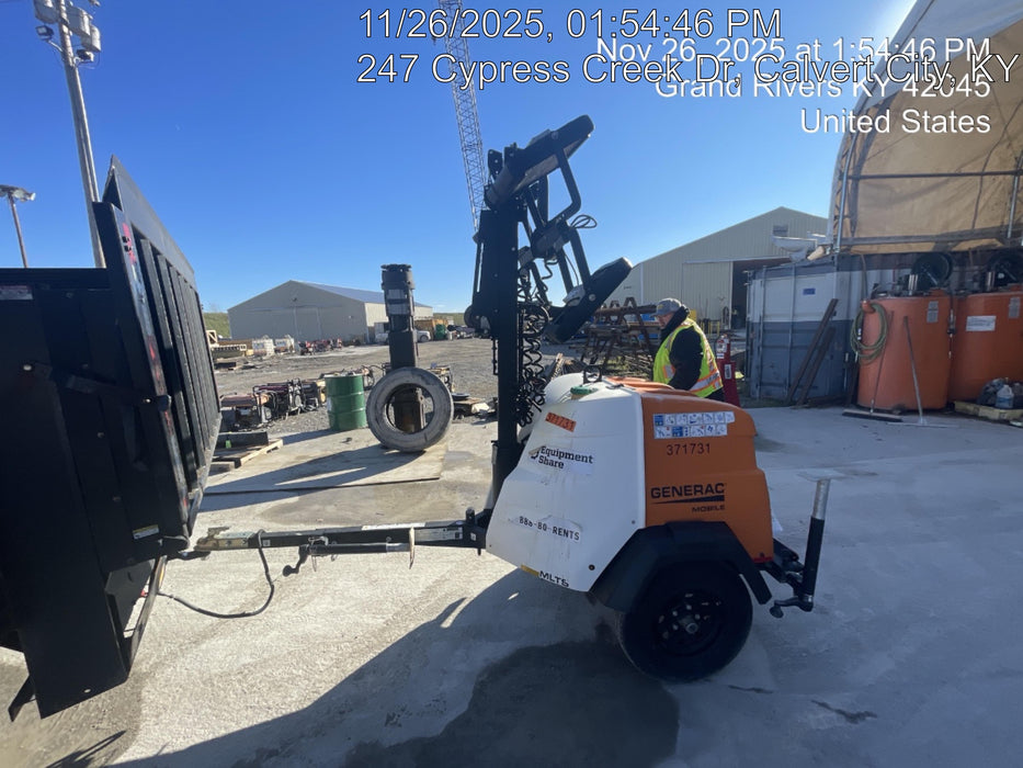 2023 Generac MLT2 Diesel, Flex Switch 120V Input, Powerzone Controller, 
(4) 320W LED Lights, 4kW Generator, 39.9 Gal Fuel Tank, 2" Ball, T3
