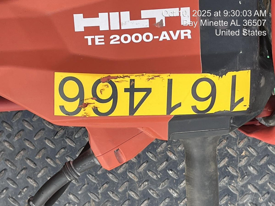 2021 HILTI TE 2000-AVR