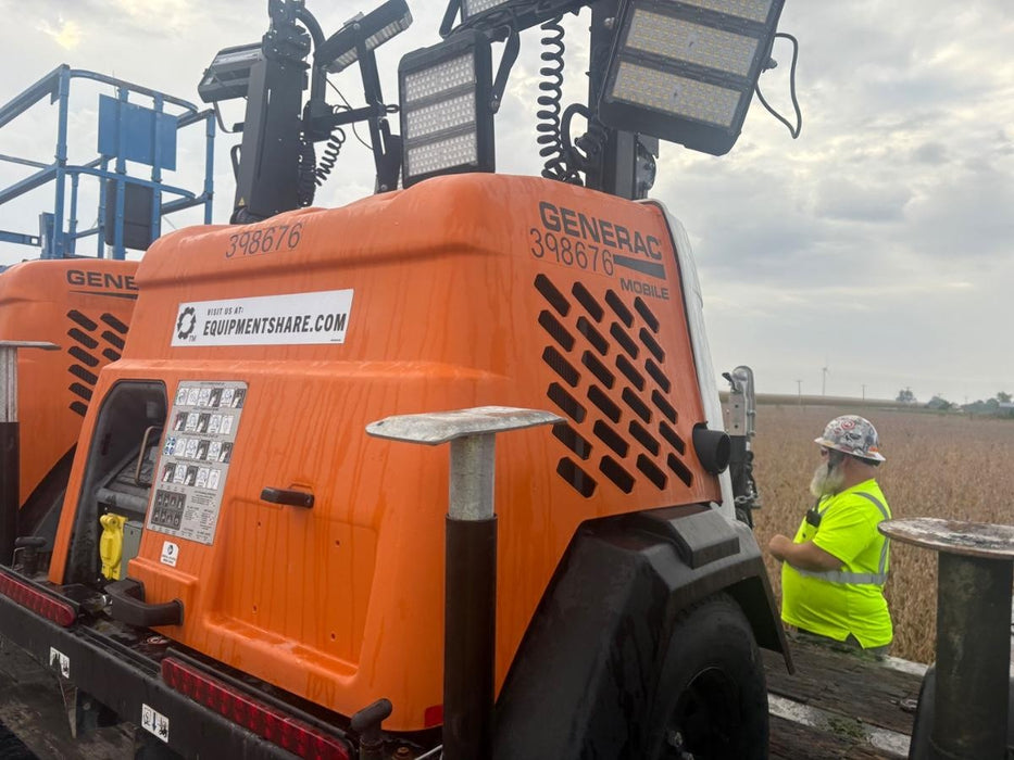 2024 Generac MLT2 Diesel, Flex Switch 120V Input, Powerzone Controller, 
(4) 320W LED Lights, 4kW Generator, 39.9 Gal Fuel Tank, 2" Ball, T3