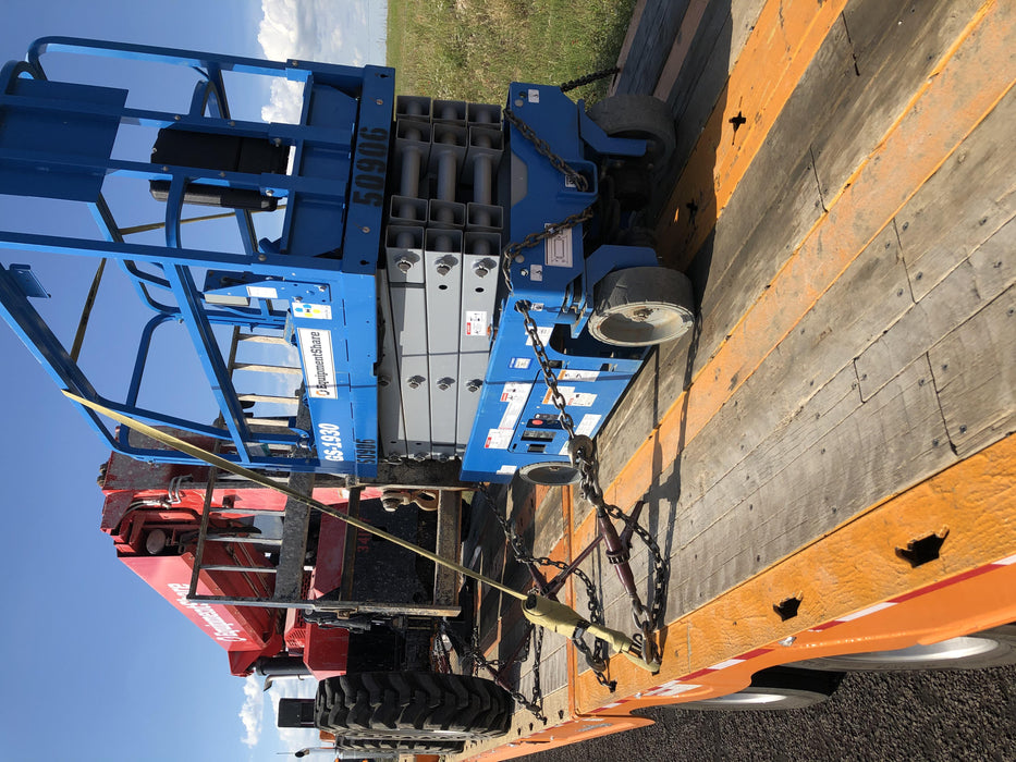 2019 Genie GS-1930 Fixed Rails with Chain Entry