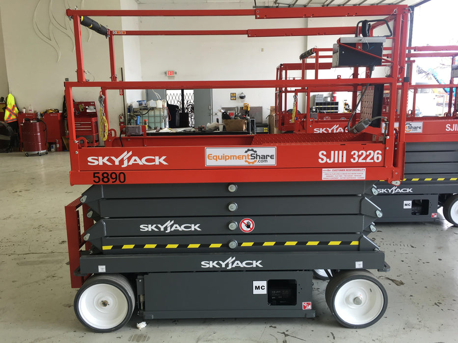 2017 Skyjack SJIII-3226 Skyjack SJ3226, Trojan Battery Set, Extended Warranty 5yr/5k hr