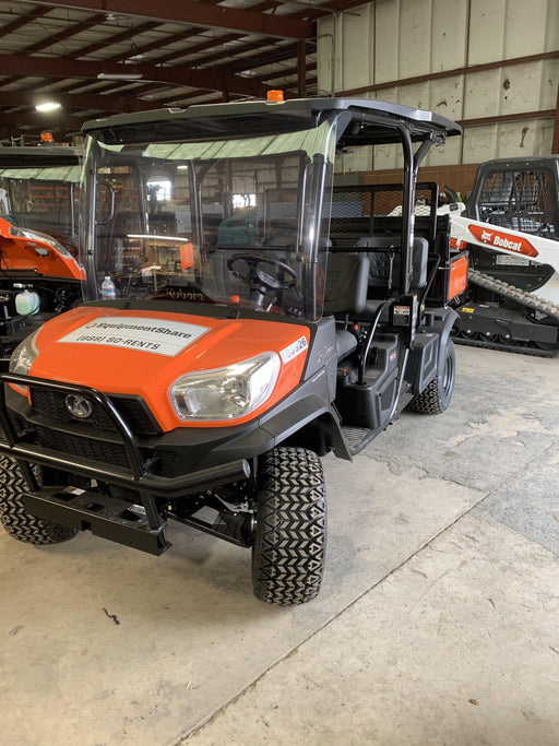 2021 Kubota RTV-X1140W-H Plastic Canopy, Windshield Acrylic Clear, LED Strobe Light, Wire Harness Kit, Back up Alarm