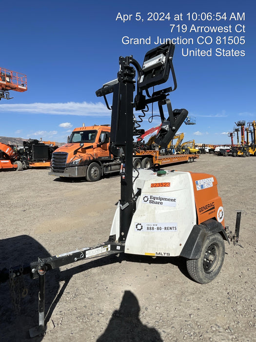 2023 Generac MLT2 Diesel, Flex Switch 120V Input, Powerzone Controller, (4) 320W LED Lights, 4kW Generator, 39.9 Gal Fuel Tank, 2" Ball, T3