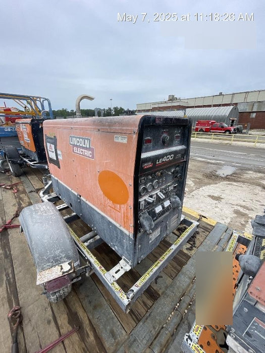 2022 Lincoln Electric LE400 Kubota V1505, Trlr, Cable Rack, Light Kit, ES Decals, T3