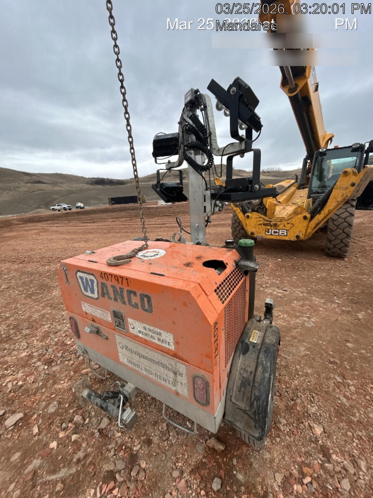 2024 Wanco WLTT-4MM4K Diesel, Deep Sea Controller, Shore Power Plug, Auto Start, (4) 350W LED Floodlights, 4kW Generator, 60 Gal Fuel Tank, 2" Ball, T3