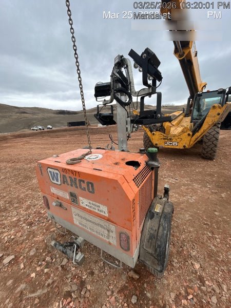 2024 Wanco WLTT-4MM4K Diesel, Deep Sea Controller, Shore Power Plug, Auto Start, (4) 350W LED Floodlights, 4kW Generator, 60 Gal Fuel Tank, 2" Ball, T3
