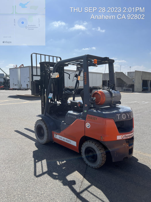 2022 TOYOTA 8FGU25 LP w/ Scale