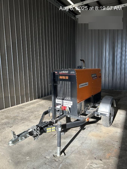 2022 Lincoln Electric LE400 Kubota V1505, Trlr, Cable Rack, Light Kit, ES Decals, T3