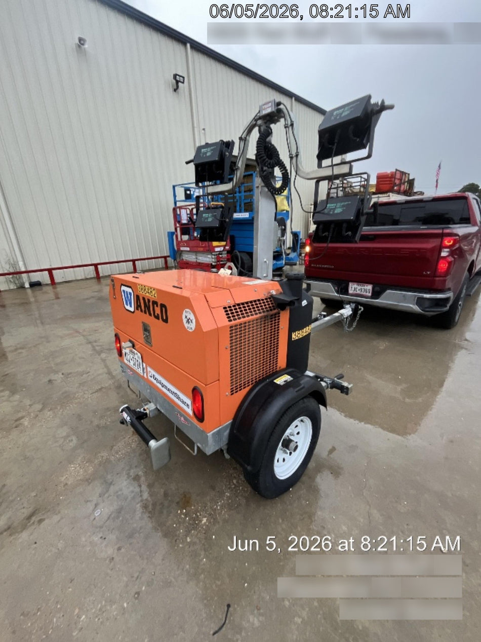 2024 Wanco WLTT-4MM4K Diesel, Deep Sea Controller, Shore Power Plug, Auto Start, (4) 350W LED Floodlights, 4kW Generator, 60 Gal Fuel Tank, 2" Ball, T3