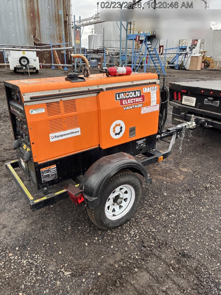 2021 Lincoln Electric Vantage 322 Vantage 322 Ready Pak 3 w/ Decals, ORANGE (includes trailer, cable rack, fender light kit) NO Telematics