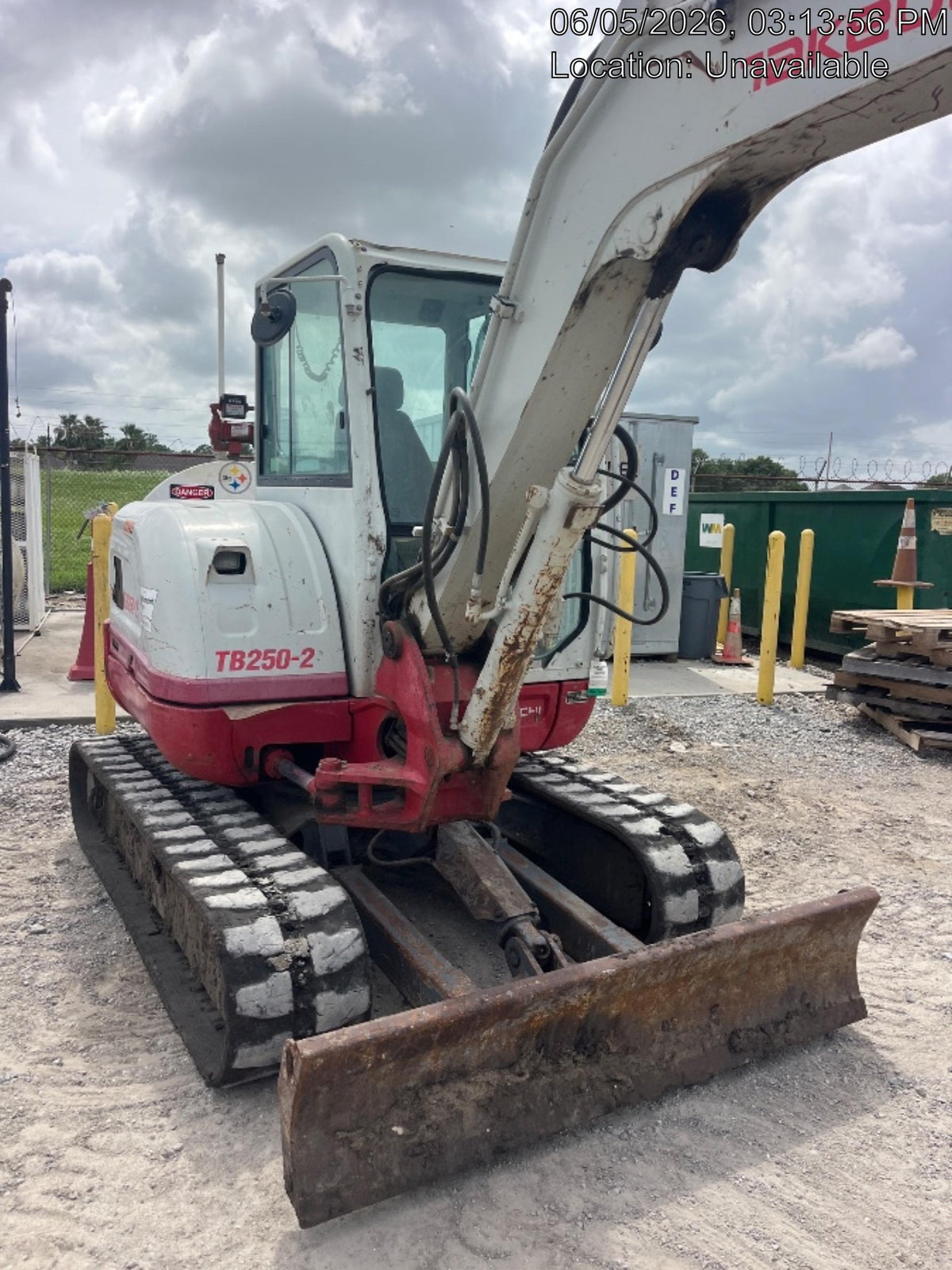 2020 Takeuchi TB250-2C Cab/Heat/Air, Rubber Tracks, Manual TAG QC
