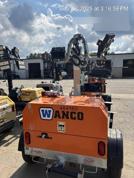 2025 Wanco WLTT-4MM4K Diesel, Mitsubishi L2E, 9.0HP @1800 rpm, Deep Sea Controller, Shore Power Plug, Auto Start, (4) 350W LED Floodlights, 4kW Generator, 60 Gal Fuel Tank, 2" Ball, T3