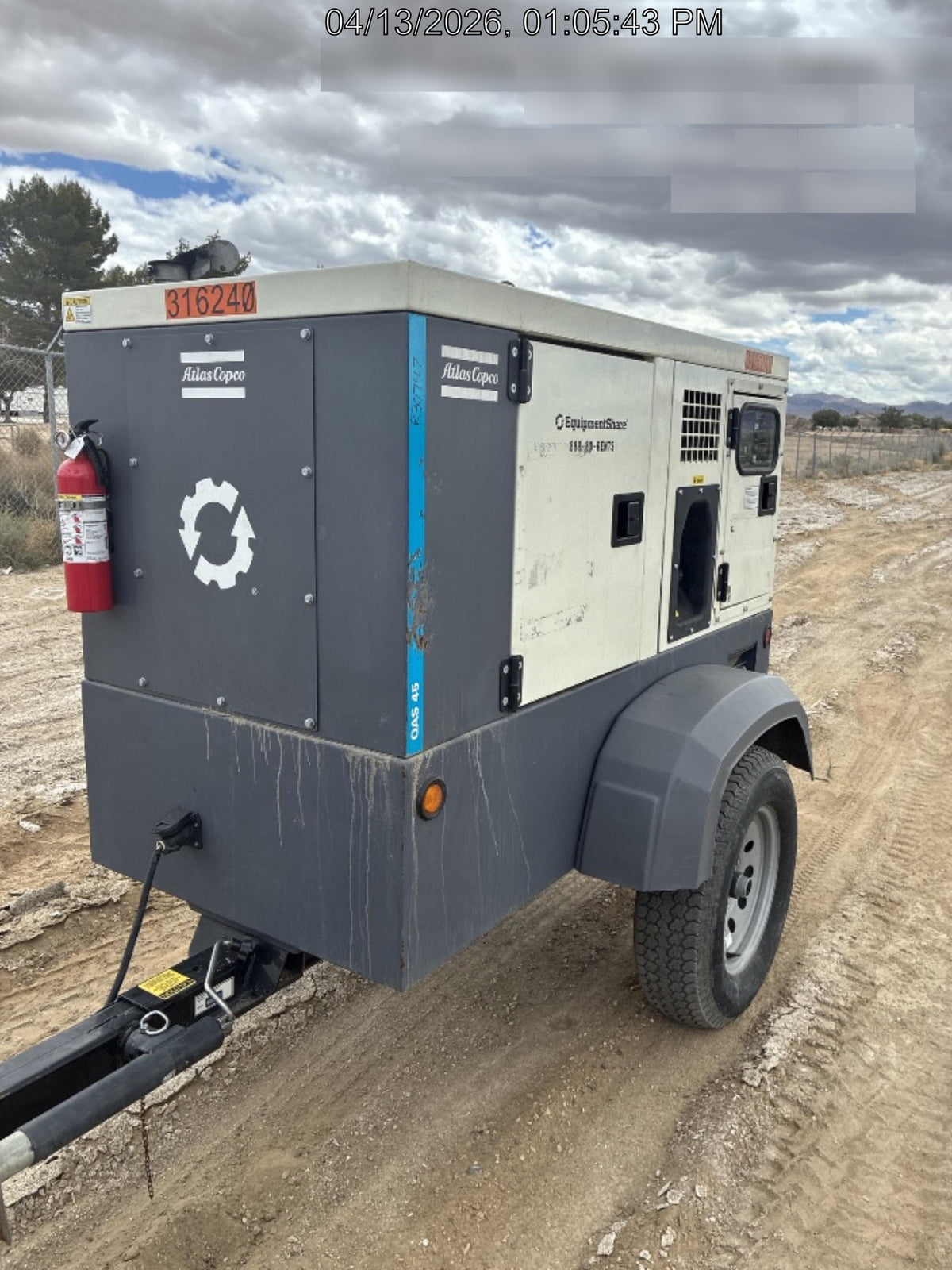 2023 ATLAS COPCO QAS45 CWK