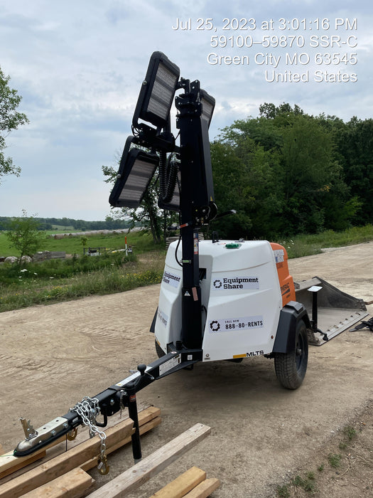 2023 Generac MLT2 Diesel, Flex Switch 120V Input, Powerzone Controller, (4) 320W LED Lights, 4kW Generator, 39.9 Gal Fuel Tank, 2" Ball, T3