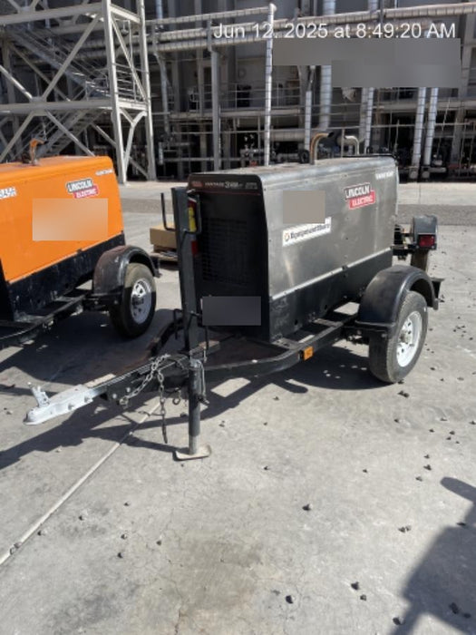 2019 Lincoln Electric Vantage 322 Ready-Pak 3, Two Wheel Trailer, Fender and Light Kit, Cable Rack