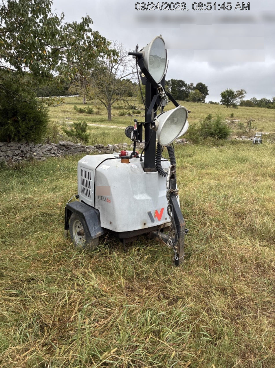 2019 Wacker Neuson LTV6L-MH Wacker Neuson LTV6L Mobile Light Tower w/Fuel Level Sensor Installed