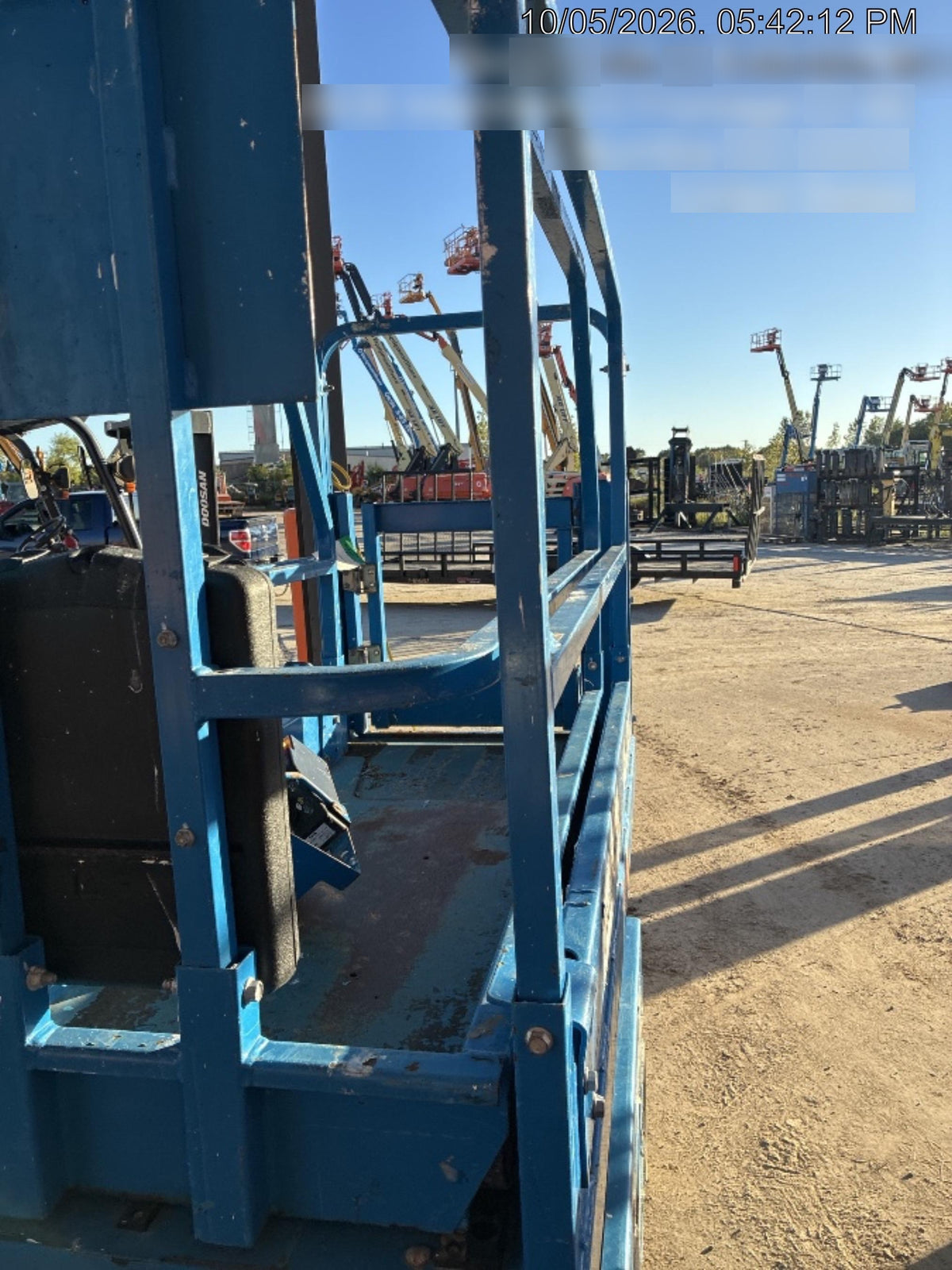 2020 Genie GS-1930 Solid Non Marking Tires, Beacon, Folding rails with half height swing gate