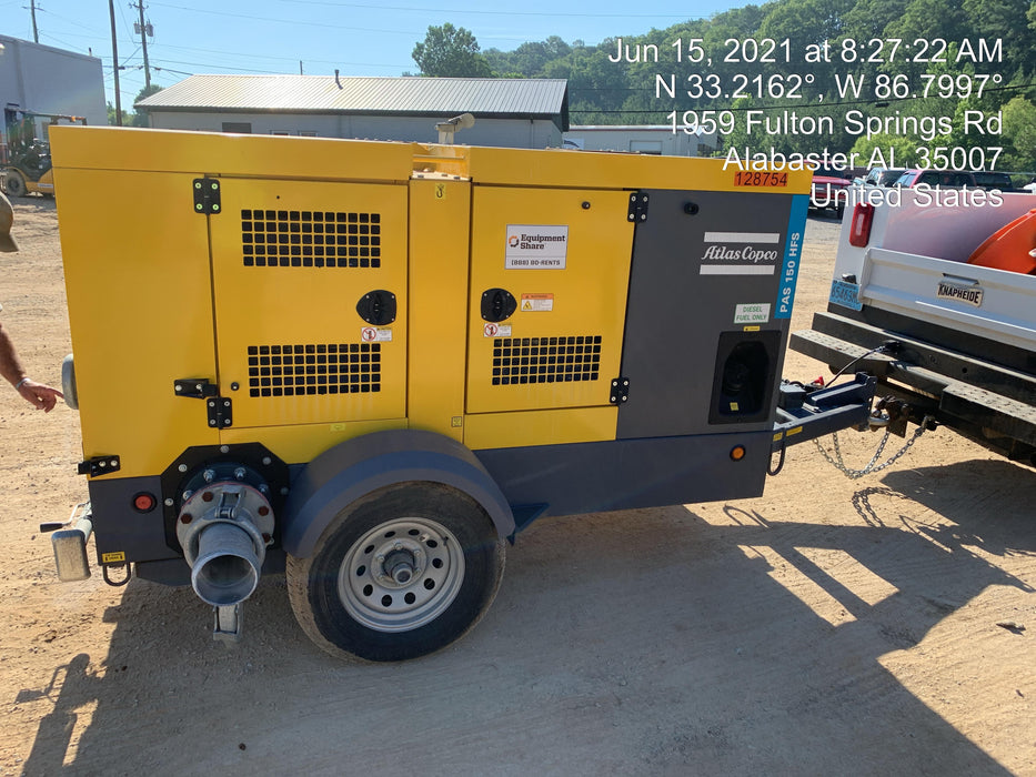 2020 ATLAS COPCO PAS 150 HF CS Enclosed