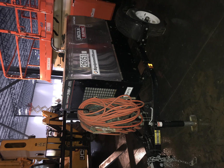Lincoln Electric Vantage 322 Lincoln Vantage 322 Welder w/Trailer