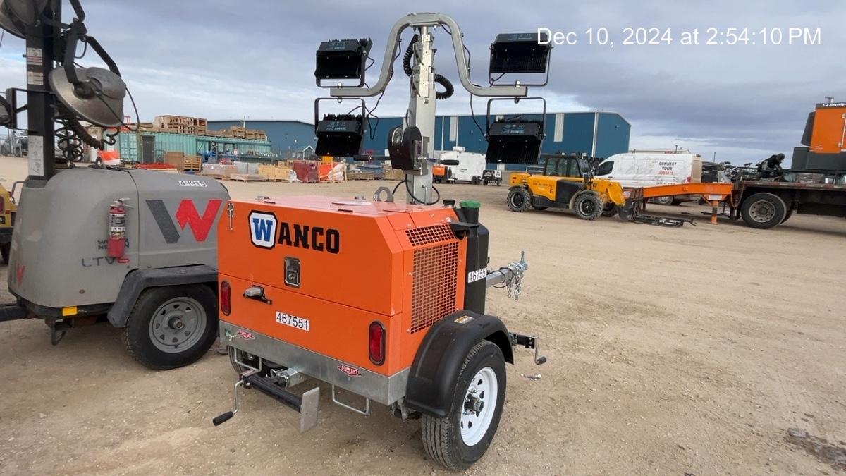 2024 Wanco WLTT-4MM4K Diesel, Deep Sea Controller, Shore Power Plug, Auto Start, (4) 350W LED Floodlights, 4kW Generator, 60 Gal Fuel Tank, 2" Ball, T3