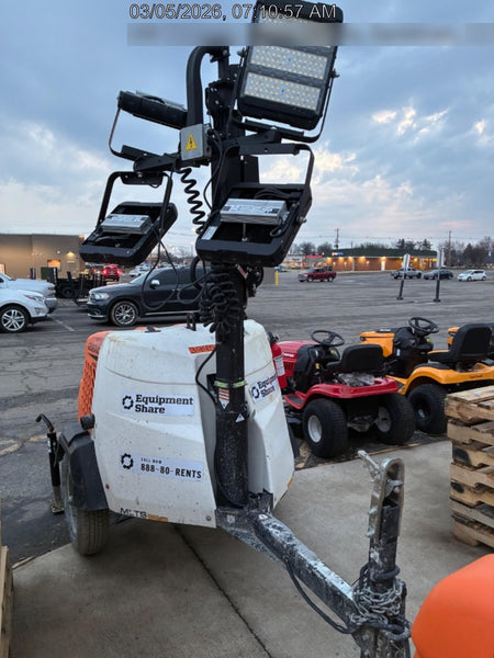2024 Generac MLT2 Diesel, Flex Switch 120V Input, Powerzone Controller, 
(4) 320W LED Lights, 4kW Generator, 39.9 Gal Fuel Tank, 2" Ball, T3